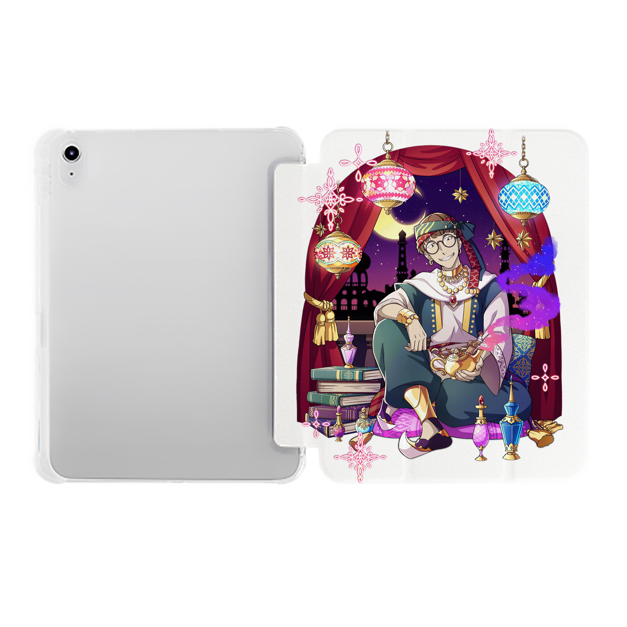 （画像用） 文豪ストレイドッグス Bungo Stray Dogs IPad ケース ペン収納付き 三つ折りスタンド PUレザー×シリコン 対応機種9.5/10.5/10.9インチ